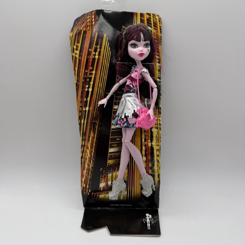 Monster High Boo York, Boo York Frightseers Draculaura Doll New With Box Backing